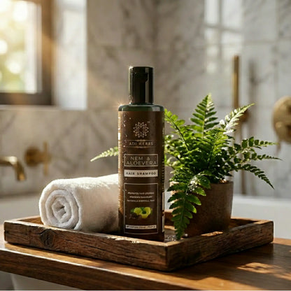 Neem & Aloe Vera Anti-Hairfall Shampoo | Adi Herbs
