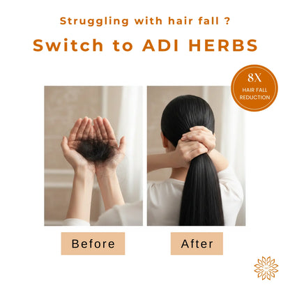 Neem & Aloe Vera Anti-Hairfall Shampoo | Adi Herbs