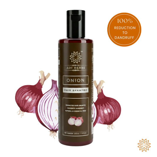 Onion & Tea Tree Anti-Dandruff Shampoo | Adi Herbs